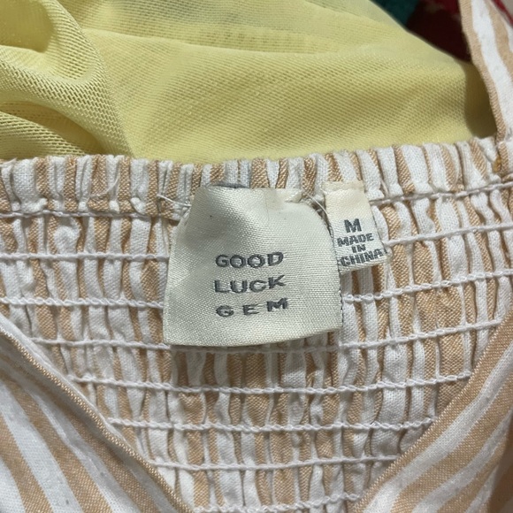Good Luck Gem Women’s Striped Top - Picture 3 of 3